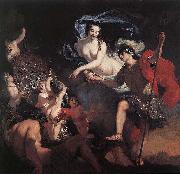 unknow artist Venus Presenting Weapons to Aeneas Germany oil painting artist
